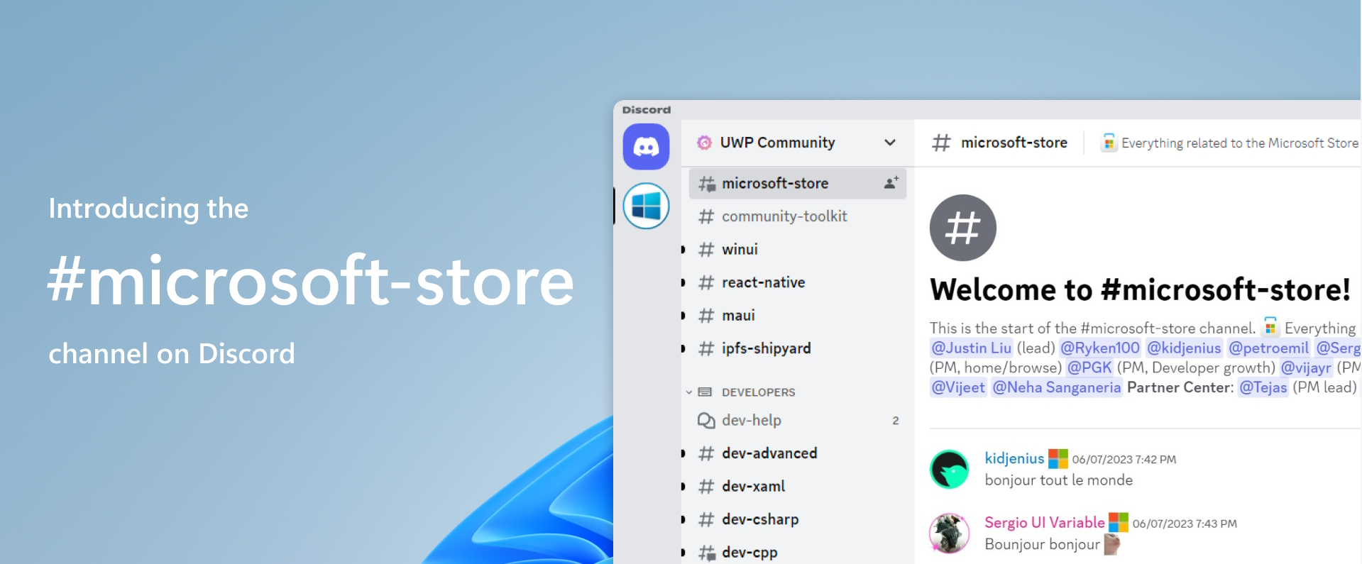 Introducing the Microsoft Store channel on Discord
