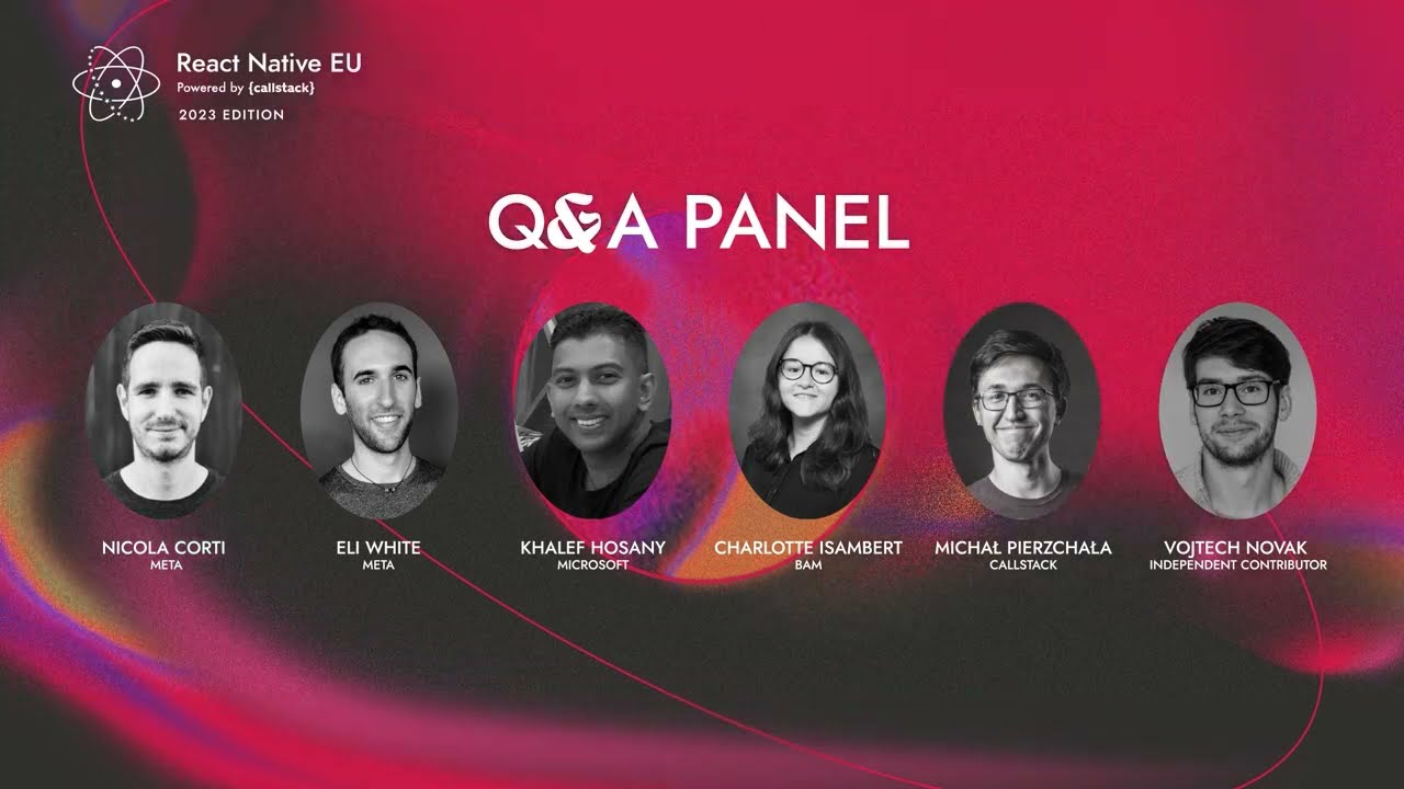 React Native EU 2023 Closing Panel
